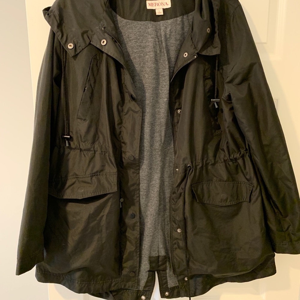 Adjustable Waist Rain Jacket